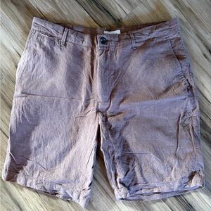 Goodfellow & Co Men's Brown Flat Front Shorts